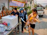 ลงพื้นที่ให้บริการฉีดวัคซีน ทำหมัน สุนัขและแมว ฟรี ในพื้นที่