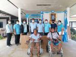 มอบรถวีลแชร์ จำนวน 5 คัน  ได้รับการสนับสนุนจากผู้ปกครองสถานค