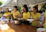 พิธีเวียนเทียนสมโภชน้ำอภิเษก ณ พระอุโบสถวัดเขาบางทราย พระอาร